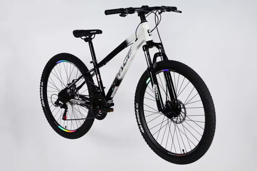 Велосипед ST 26" SPACE MARS DD FR рама-13" чорний з білим 2026 OPS-SP-26-078 фото