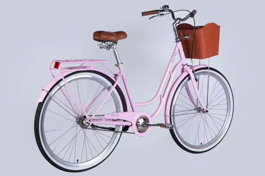 Велосипед ST 28" Dorozhnik RETRO Velosteel рама-19" світло-рожевий 2025 OPS-D-28-430 фото