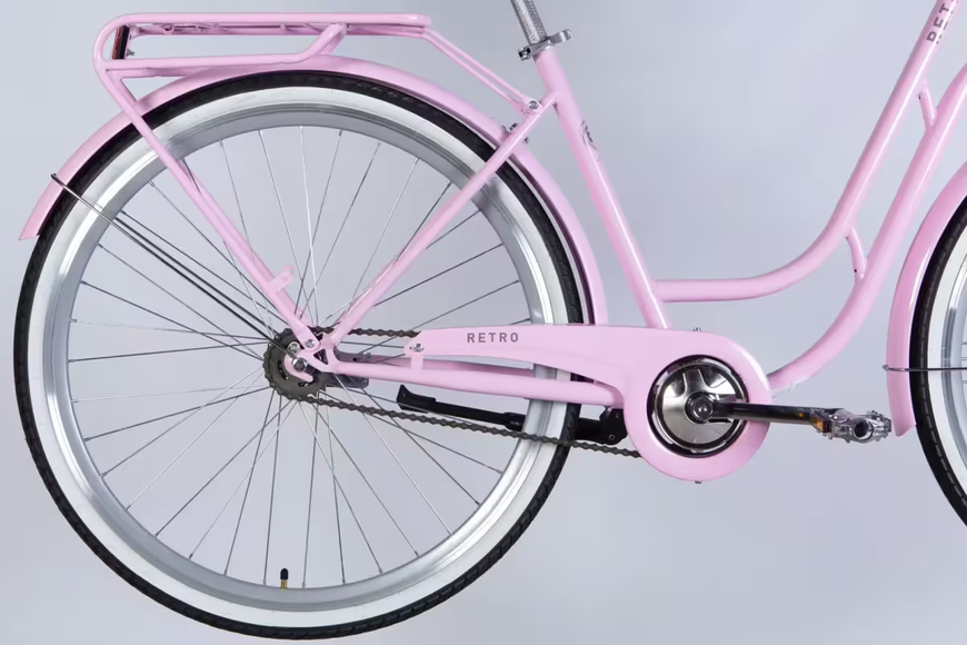 Велосипед ST 28" Dorozhnik RETRO Velosteel рама-19" світло-рожевий 2025 OPS-D-28-430 фото