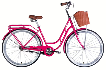 Велосипед ST 28" Dorozhnik RETRO Velosteel рама-19" рожевий 2025 OPS-D-28-429 фото