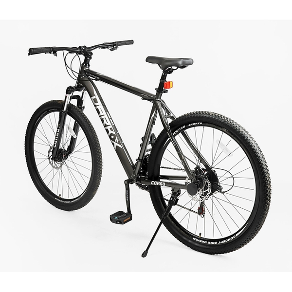 Велосипед 29 AL Corso &laquo;DARK-X&raquo; DX-29827 алюміній 21", (к-т SHIMANO) графітовий 074-201 фото