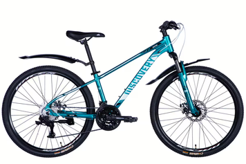 Велосипед AL 26" Discovery BASTION DD CS рама-13" бірюзовий 2025 OPS-DIS-26-616 фото