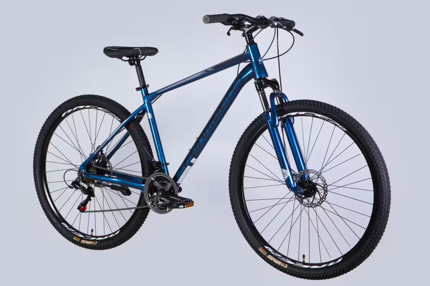 Велосипед AL 29" Formula MOTION DD FR рама-19" синiй з чорним 2026 OPS-FR-29-420 фото