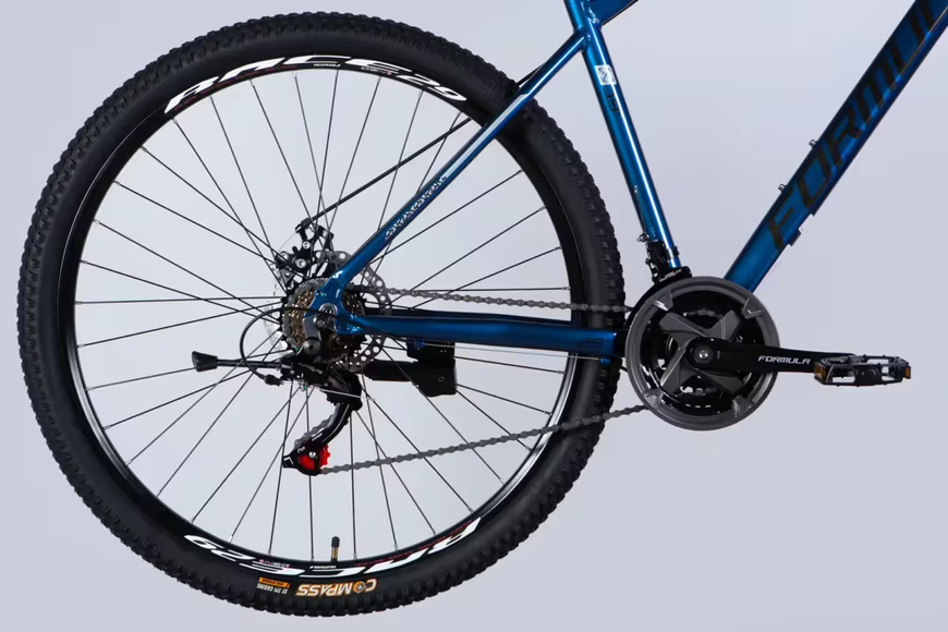 Велосипед AL 29" Formula MOTION DD FR рама-19" синiй з чорним 2026 OPS-FR-29-420 фото