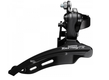 Перемикач перед. н/тяга верхн. хомут 3 індекс max-42T 28.6мм SHIMANO FD-TZ500 чорний DERF-084 фото